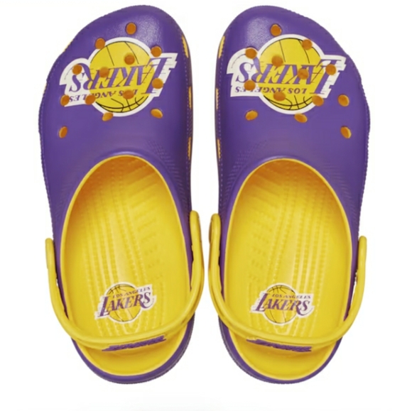 (New) Crocs NBA LA Lakers Clogs (M8/W10) (M12) - Picture 5 of 7